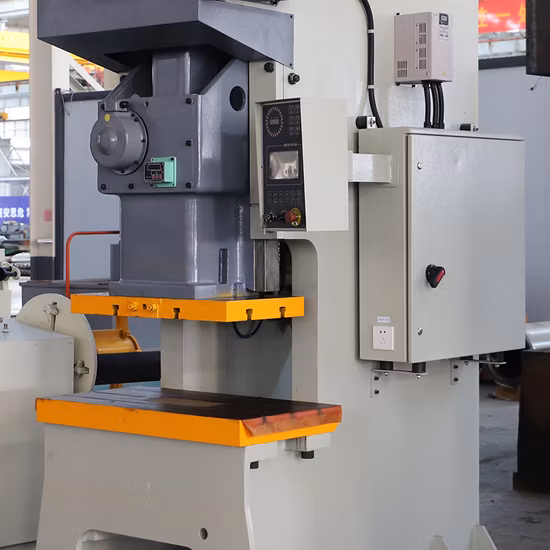 Tipo aberto mecânico imprensa máquina de perfuração de placa de metal de garganta profunda