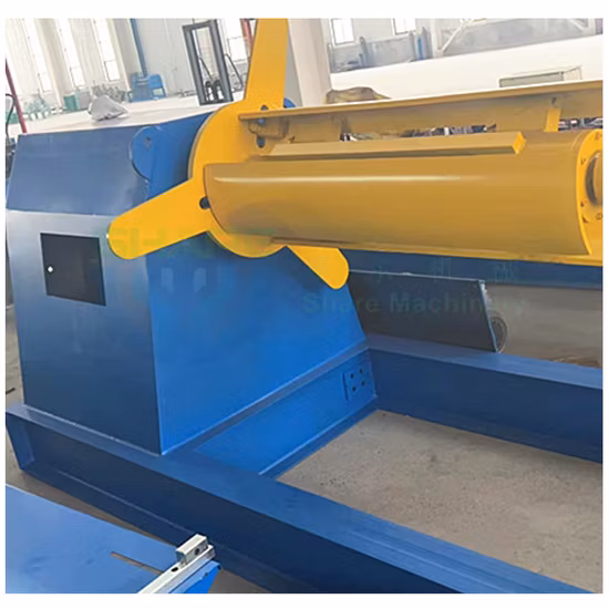 Máquina de desbobinamento de bobina de aço hidráulica automática