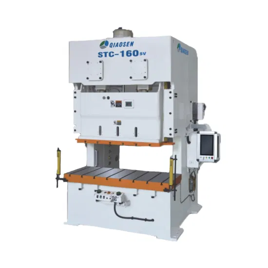 Máquina de prensa elétrica servo de ponto duplo com estrutura C para estampagem de metal ou perfuração de fabricação
