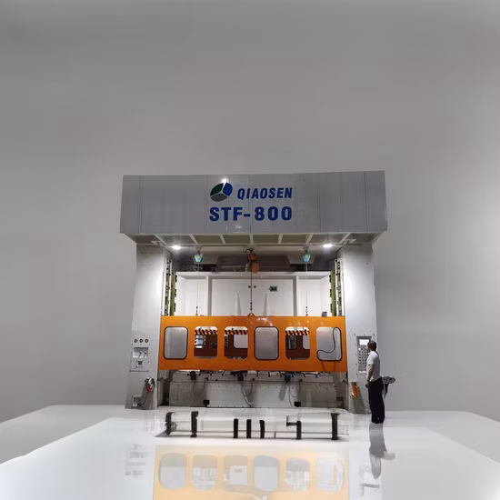 Máquina perfuradora de ponto duplo com estrutura de tirante lateral reto de 800 toneladas para fabricação inteligente