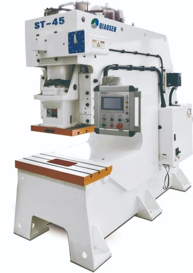 Máquina de prensa elétrica de ponto único de garganta profunda com estrutura C para perfuração ou estampagem de metal